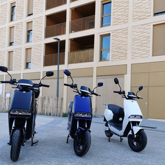 EUROCKA | Zion Black Electric Scooter with removable lithium battery and 50km range