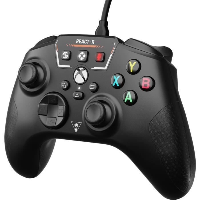 Manette de jeu filaire Xbox Series Xbox One Windows - Turtle Beach REACT-R - Noir