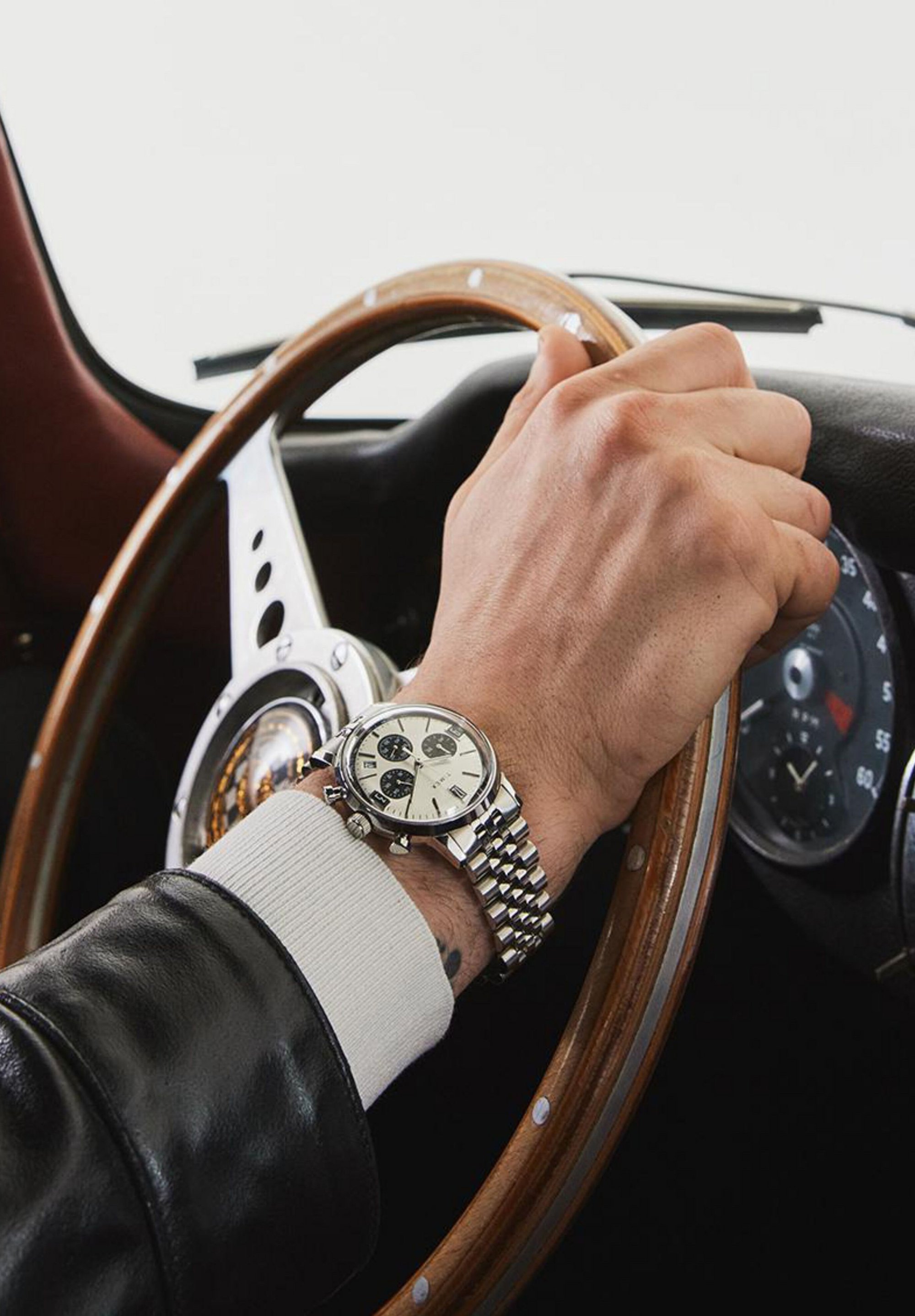 Timex MARLIN CHRONOGRAPH - Montre chronographe - couleur argent