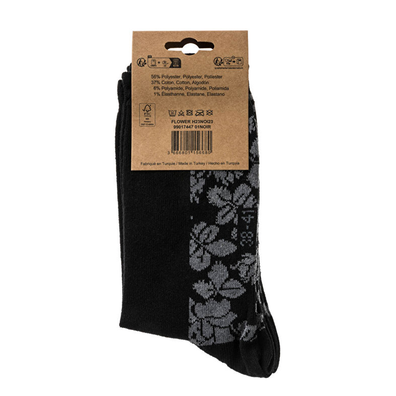 Calcetines y medias negras para mujer