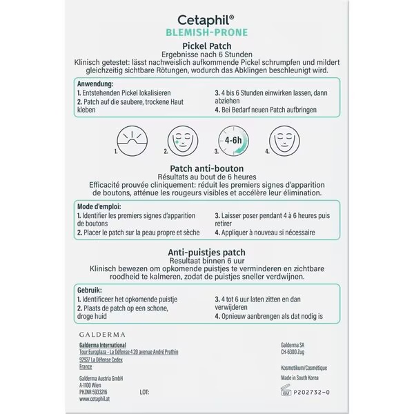 Cetaphil 6-urni obliž za hitro čiščenje mozoljev<br>24 kosov