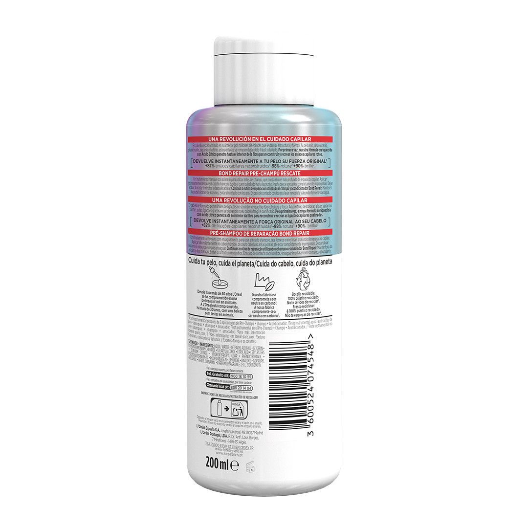 ELVIVE Bond Repair Pre-Shampoo Rescue Deep Repair Routine Шампони