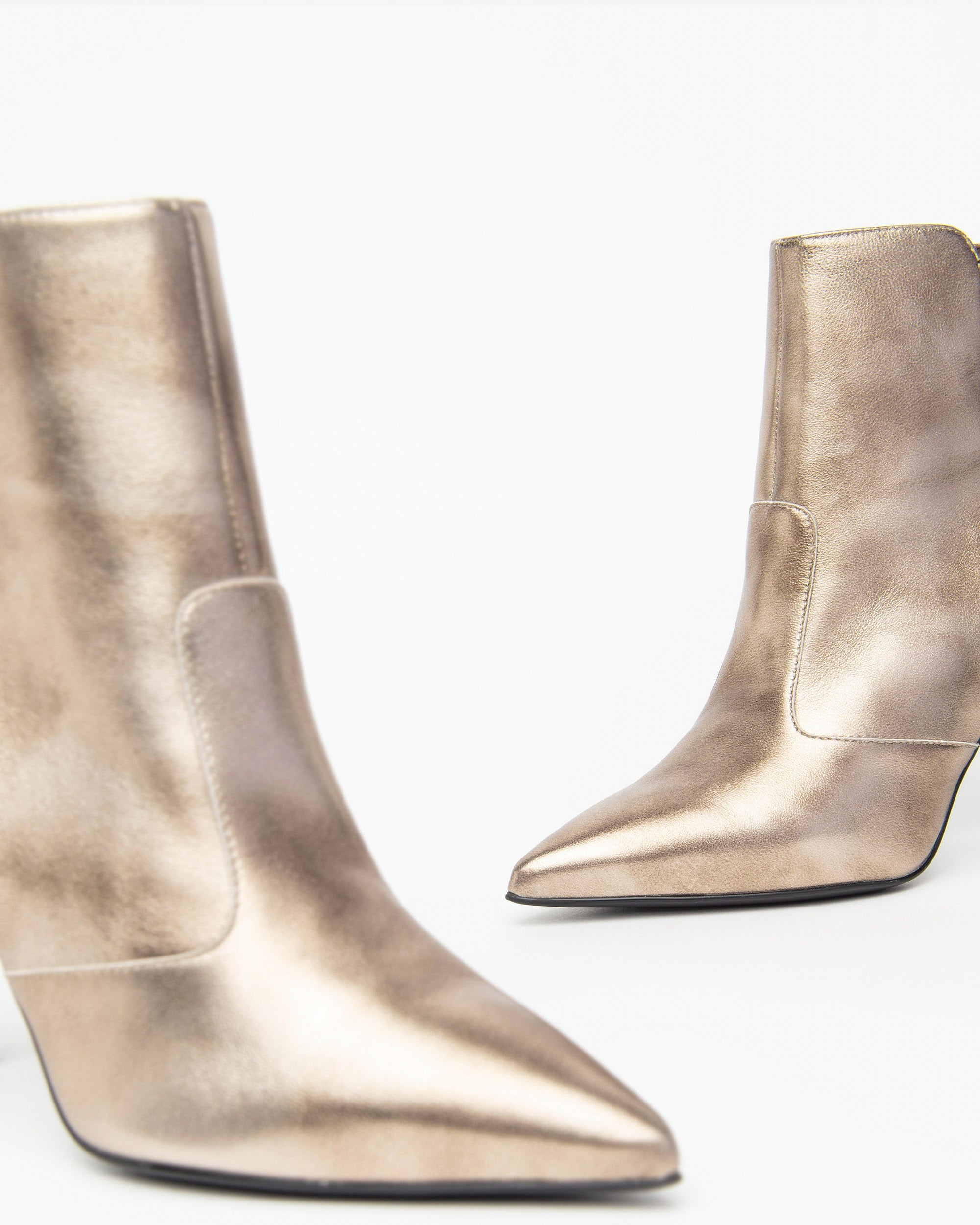  Damen-Ankle-Boots aus Leder