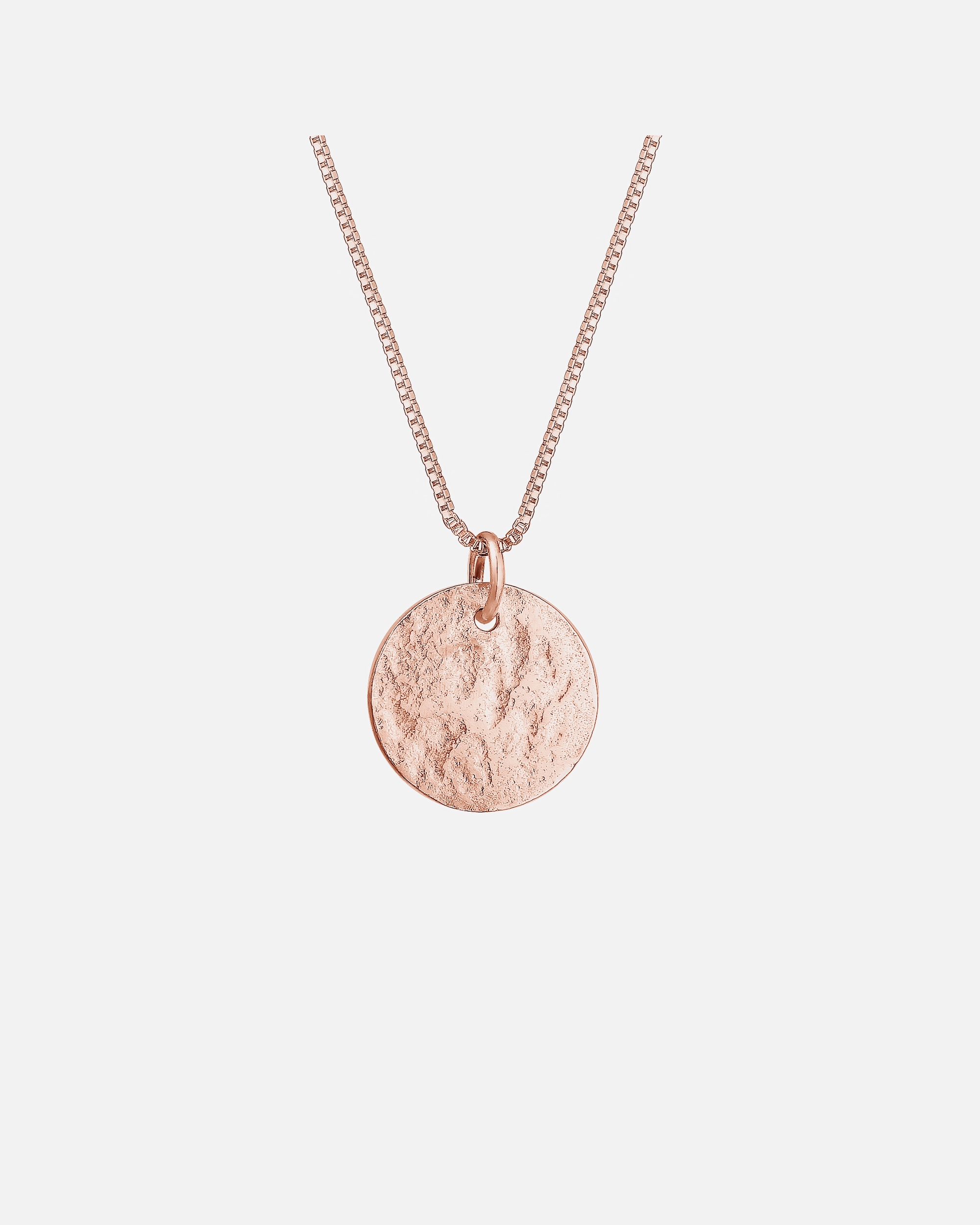 Elli Femmes Pendentif Plaquette Martelé en Argent Sterling 925