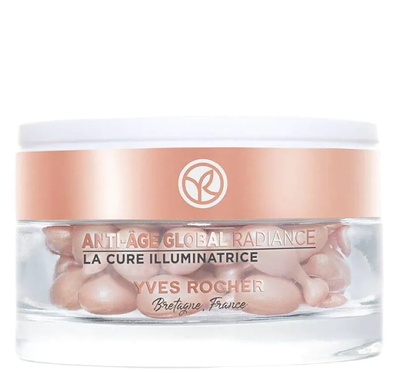 Yves Rocher Anti-Age Global Kuracja rozświetlająca do twarzy w kapsułkach