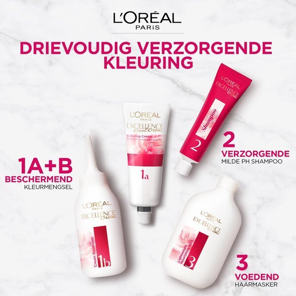 L'Oréal Paris Excellence Crème 5 svijetlosmeđa trajna boja za kosu