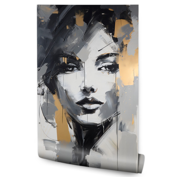 Fototapeta Zmysłowy Abstrakcyjny Portret Kobiety 100x150cm