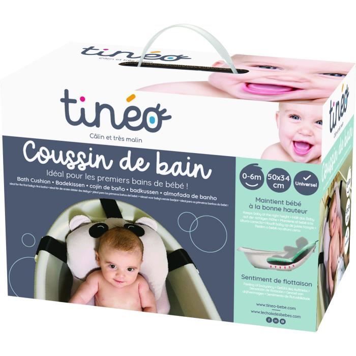 Baby Bath Cushion - Baby Bath Seat - Universal Attachment System - Quick-Drying Hook - 0-6 months
