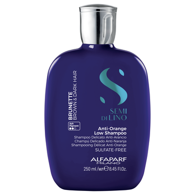 Alfaparf Milano Anti-Orange Low Shampoo Semi di Lino Gentle Shampoo Vitality Anti-Orange 250 ml 250 ml