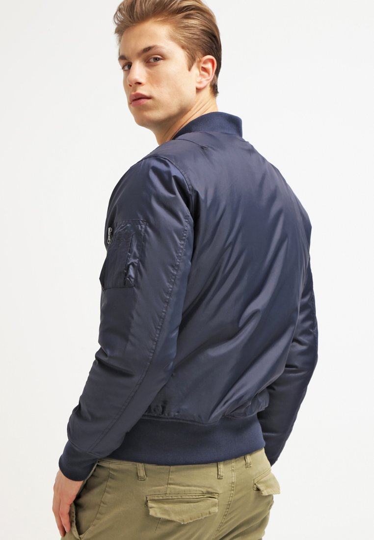 Urban Classics BASIC - Blouson aviateur - bleu marine