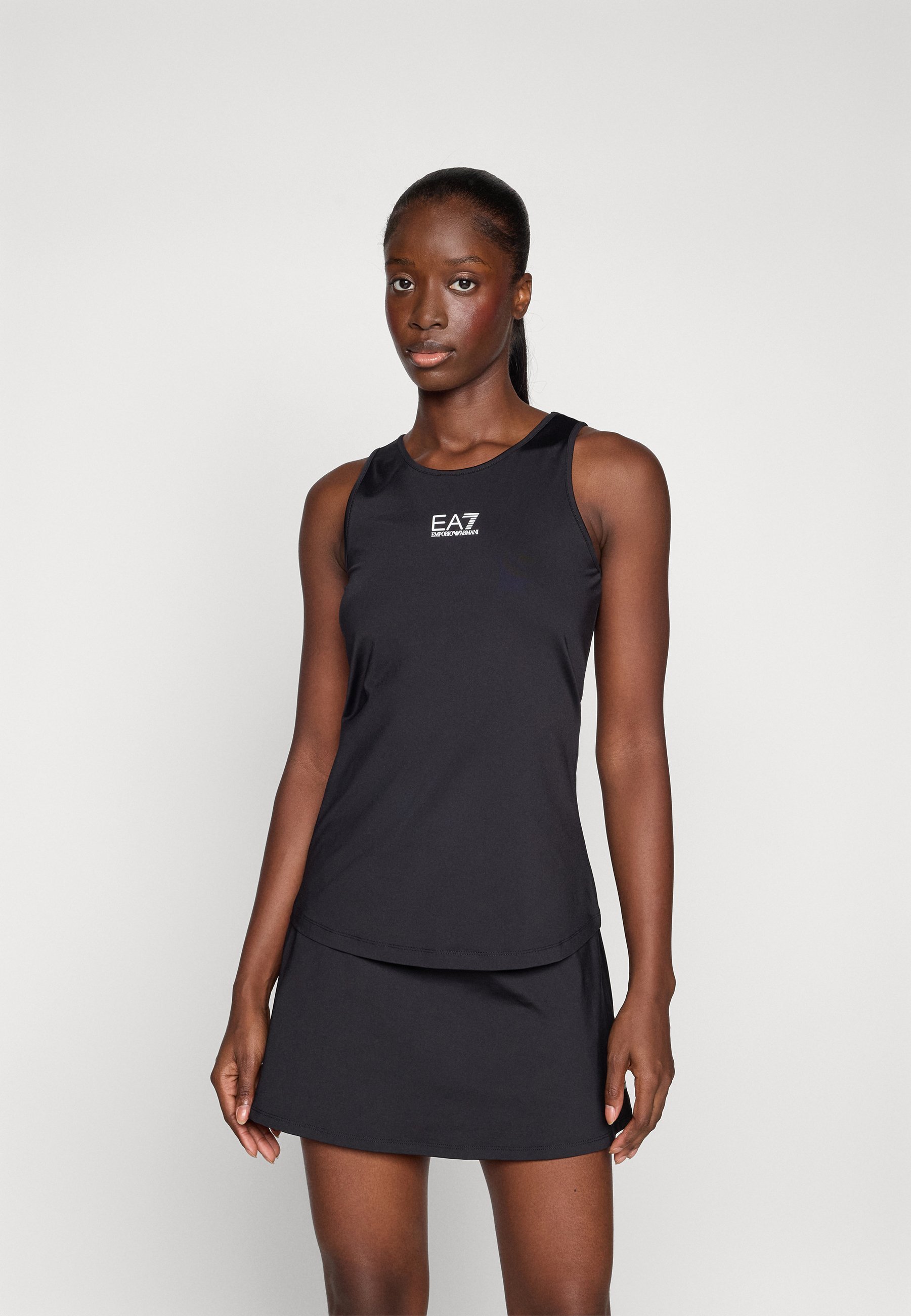 EA7 Emporio Armani TENNIS PRO CLASSIC TANK - Topper - black beauty