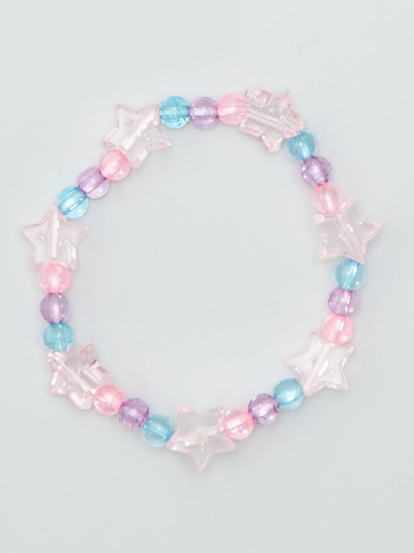 Conjunto de 3 pulseiras de borboleta - ROSA