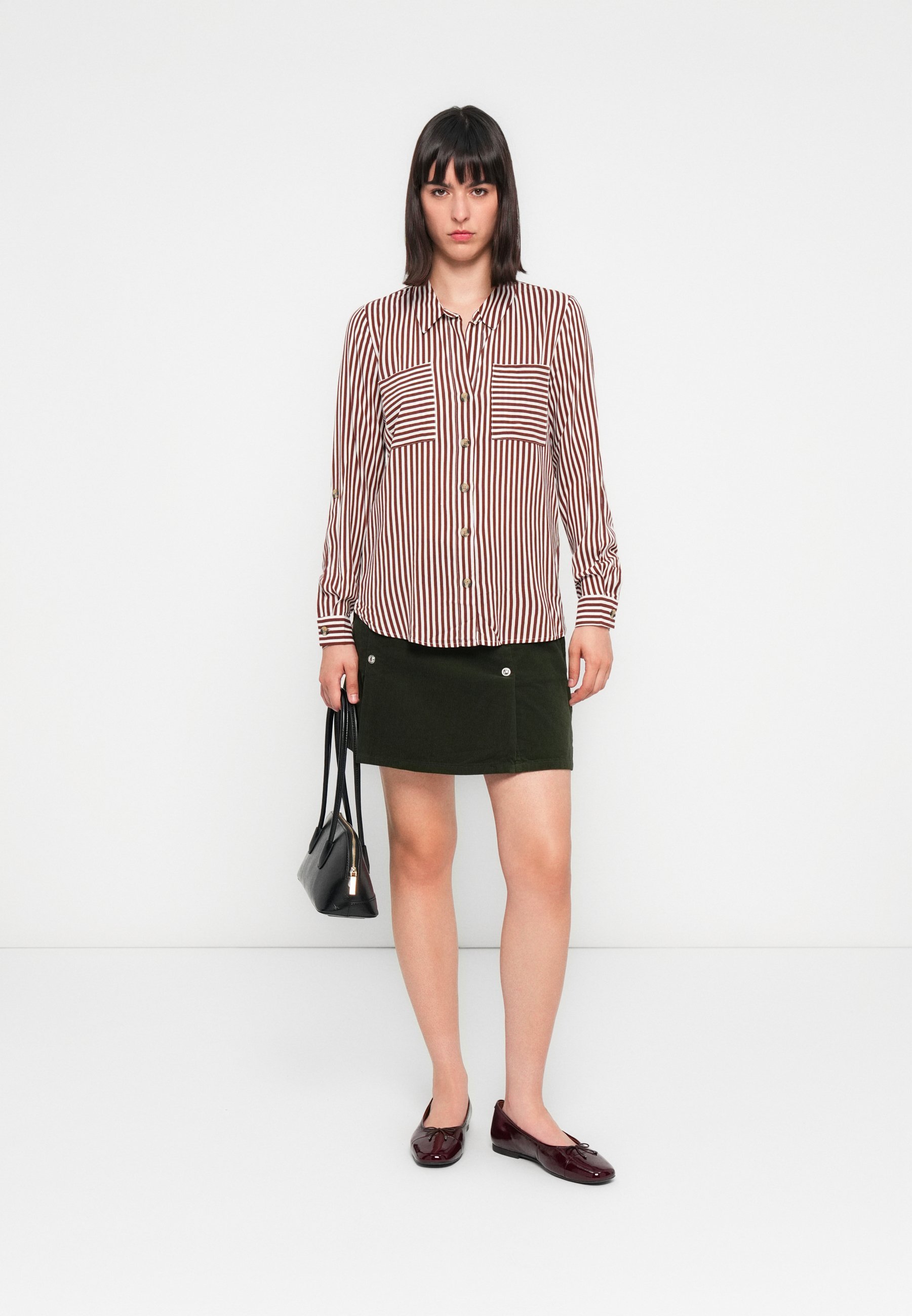 CAMICIA ONLY ONLYASMIN - Camicetta con bottoni - cappuccino