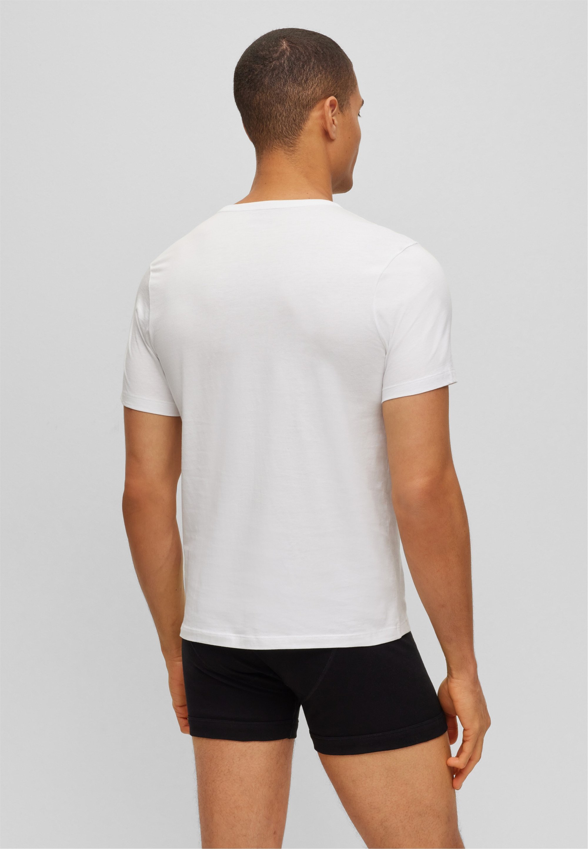 BOSS RN 3PACK CLASSIC - Onderhemd - wit