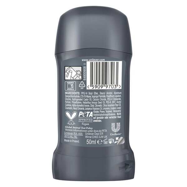 Deodorant antiperspirant Dove Men+Care Clean Comfort stick<br>50ml