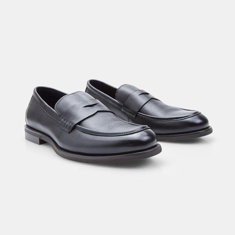 Bata 24H Męskie skórzane mokasyny