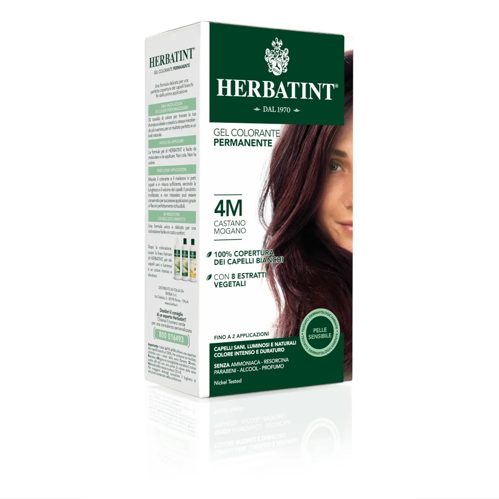 HERBATINT Permanente gel Herbatint 4M mahoniebruin 150 ml haarkleuring