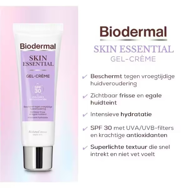 Biodermal Skin Essential SPF30 gel-krema 50 ml