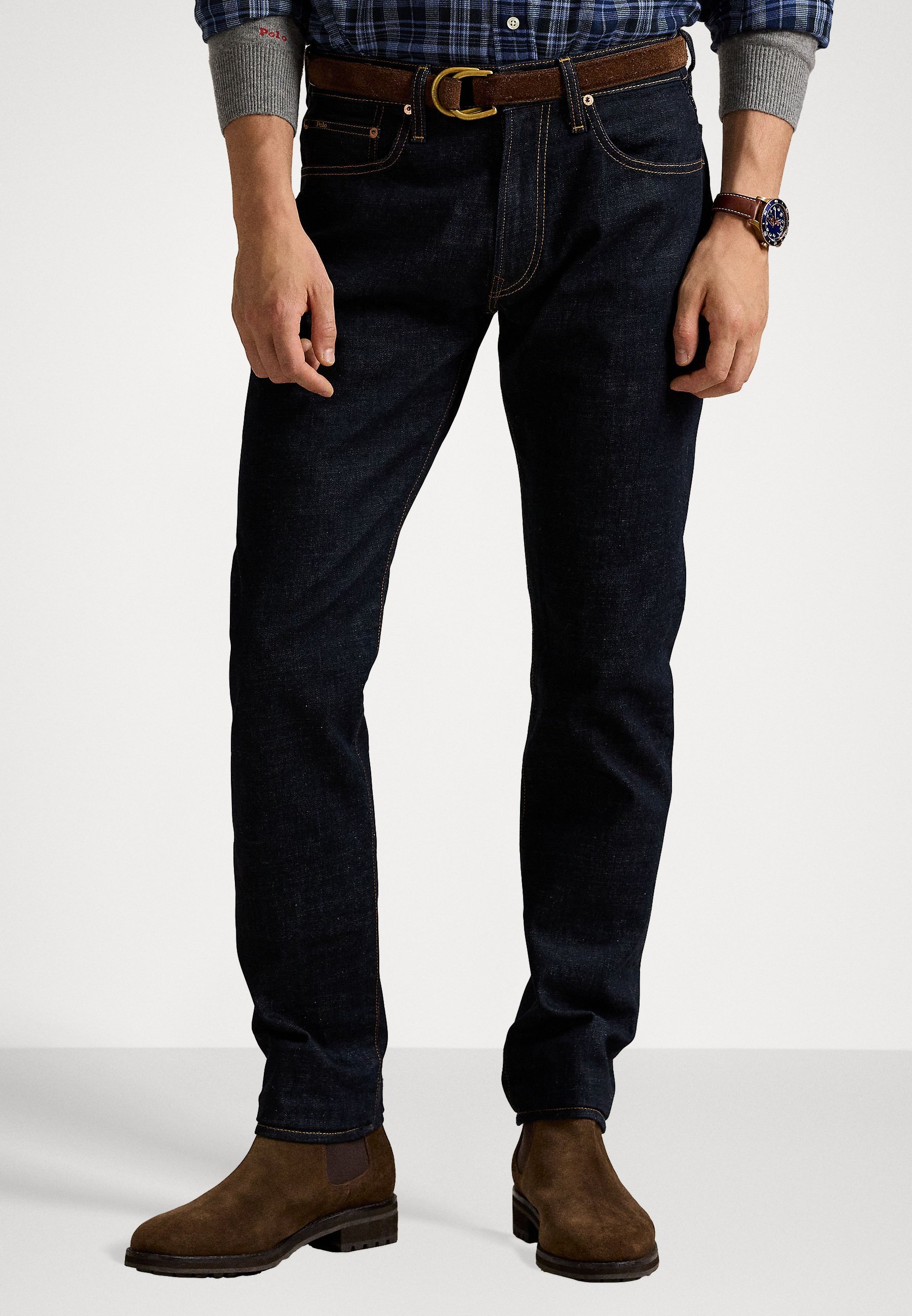 Polo Ralph Lauren PARKSIDE ACTIVE STRETCH - Jeans met taps toelopende pasvorm - donkerblauw