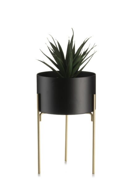 Kwietnik stojący stojak 20 cm metal LOFT