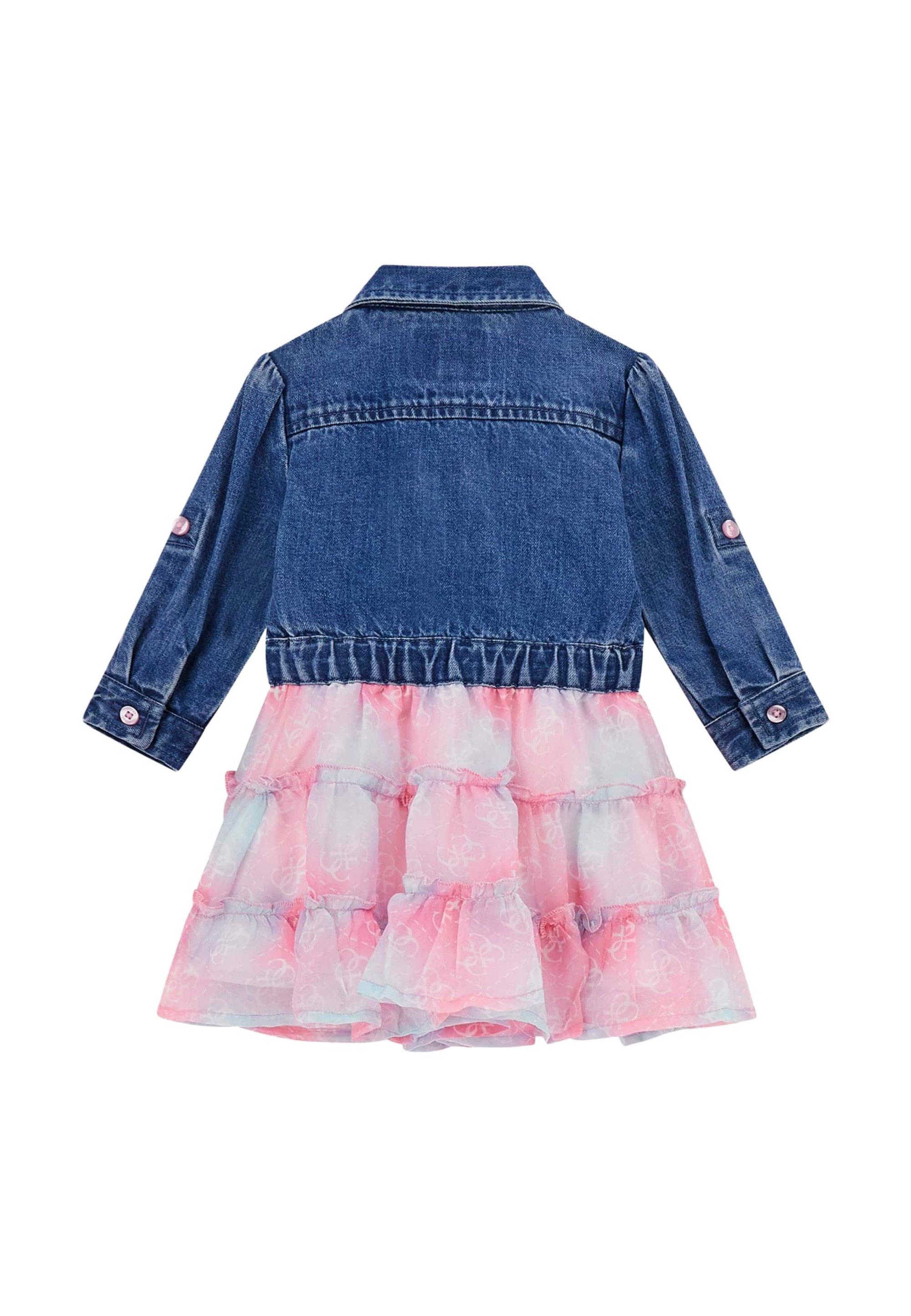 Guess SET - Abito in denim - azzurro cielo