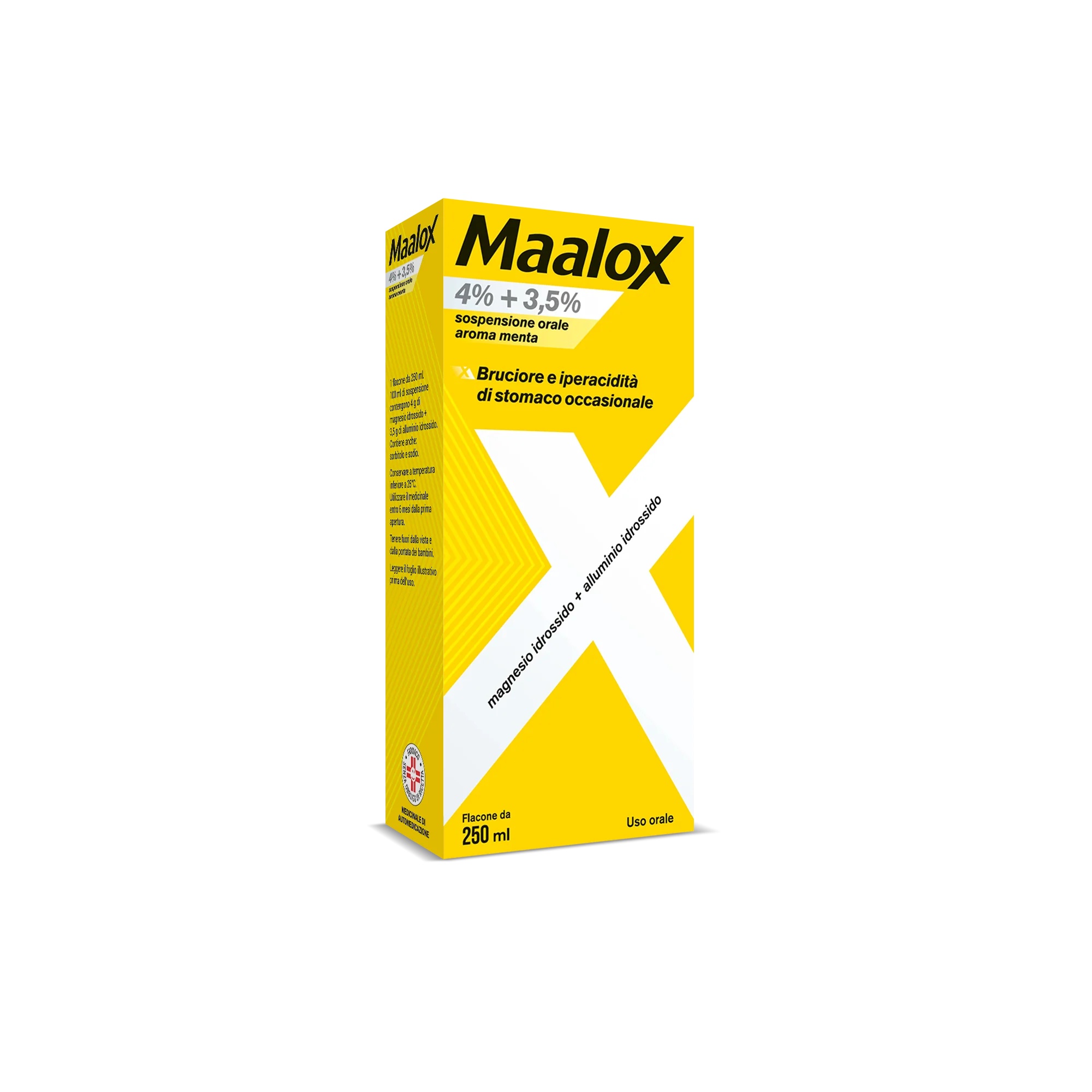 MAALOX Suspension buvable Maalox à la menthe 250 ml Antiacide