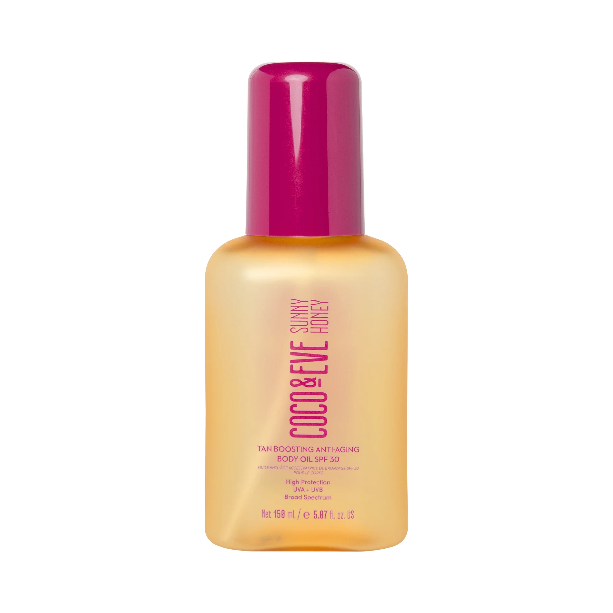 Sunny Honey Tan Boosting Anti-Aging Body Oil SPF30 - Olio solare corpo alta prot., Preparatore Abbronzatura