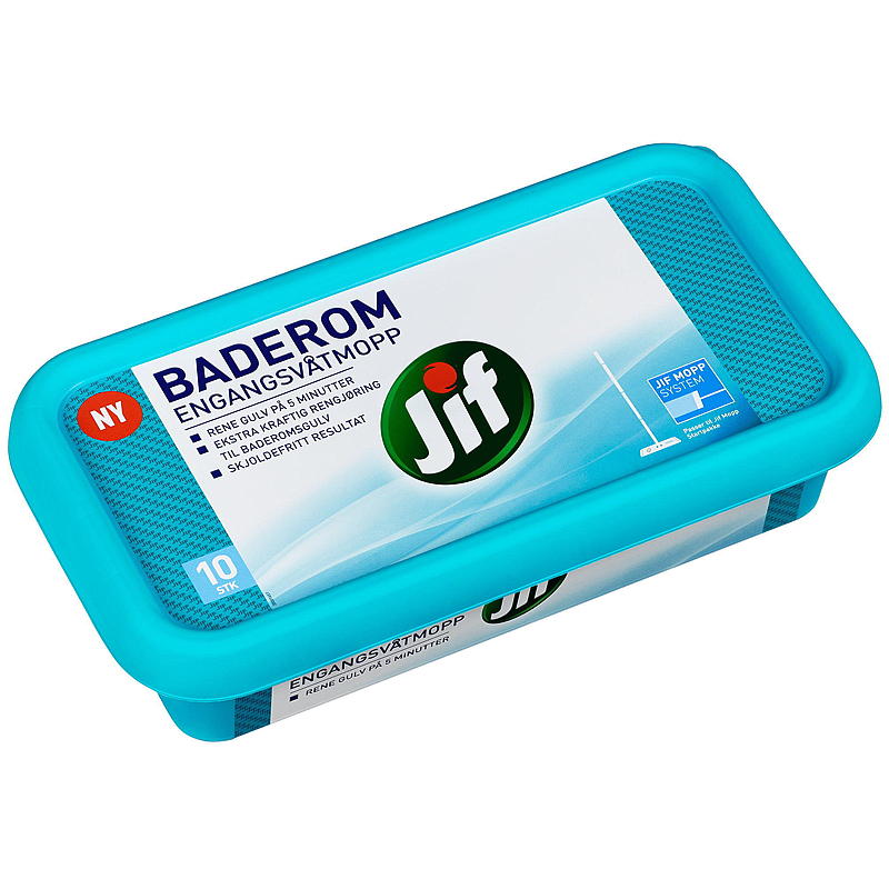 Jif Engangsmopp 10-pakning Jif Baderom