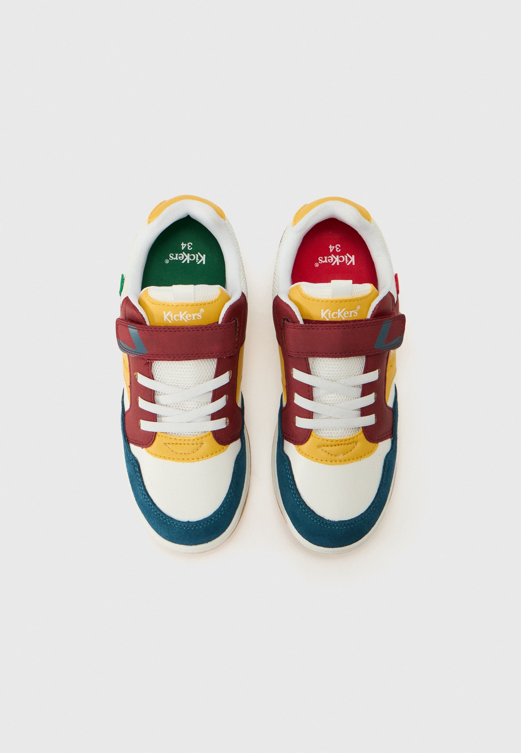 Kickers KICKARTING UNISEX - Sneaker - blanc/bordeaux/bleu
