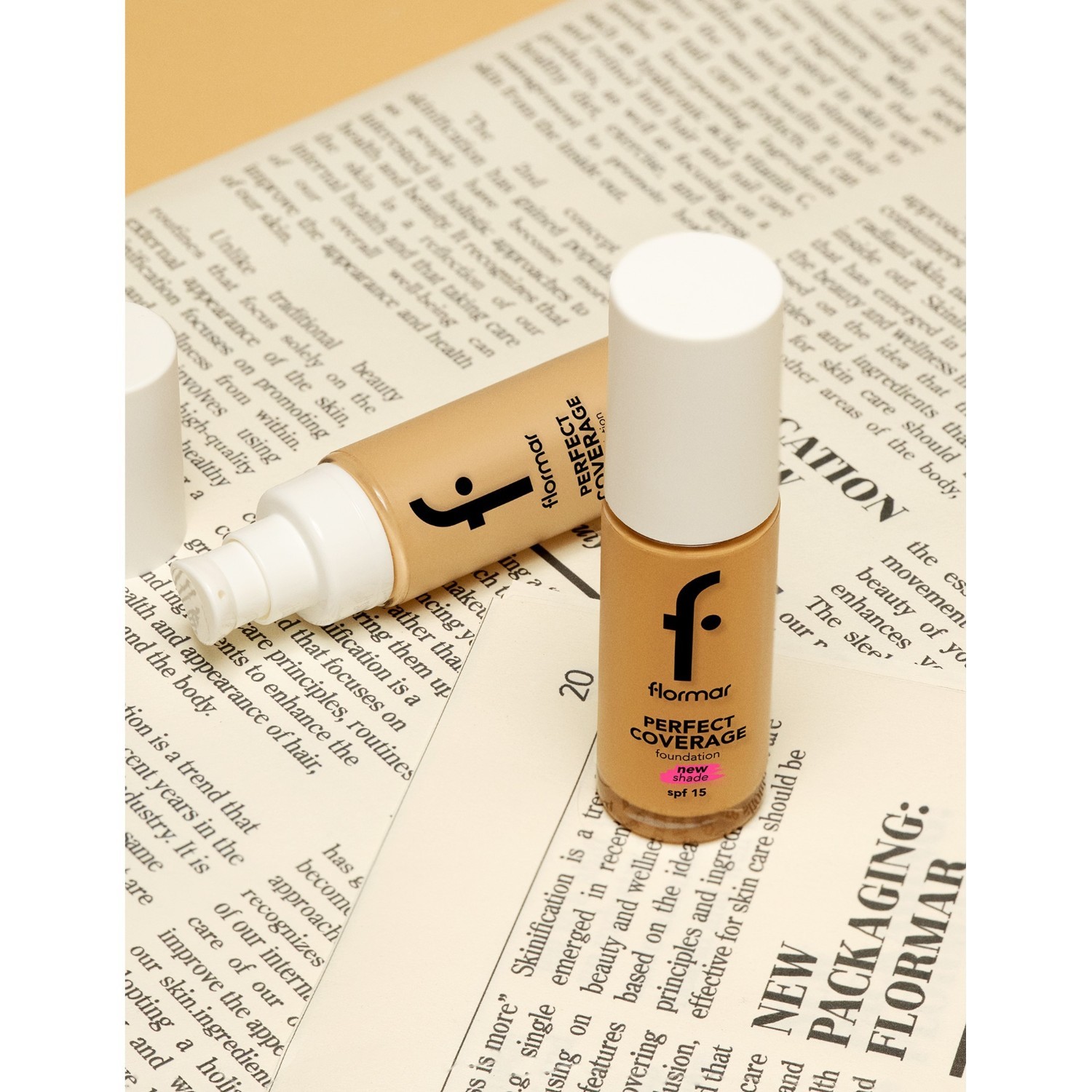 Flormar tekući puder Savršeno prekrivanje SPF 15 - 30 ml