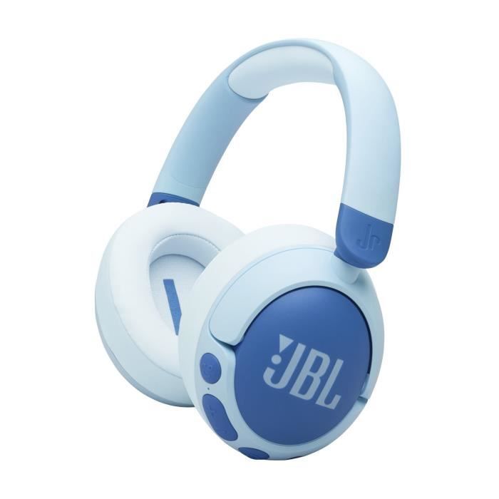 Casque sans fil JBL JR470NC - Bluetooth - Réduction de bruit active - Bleu