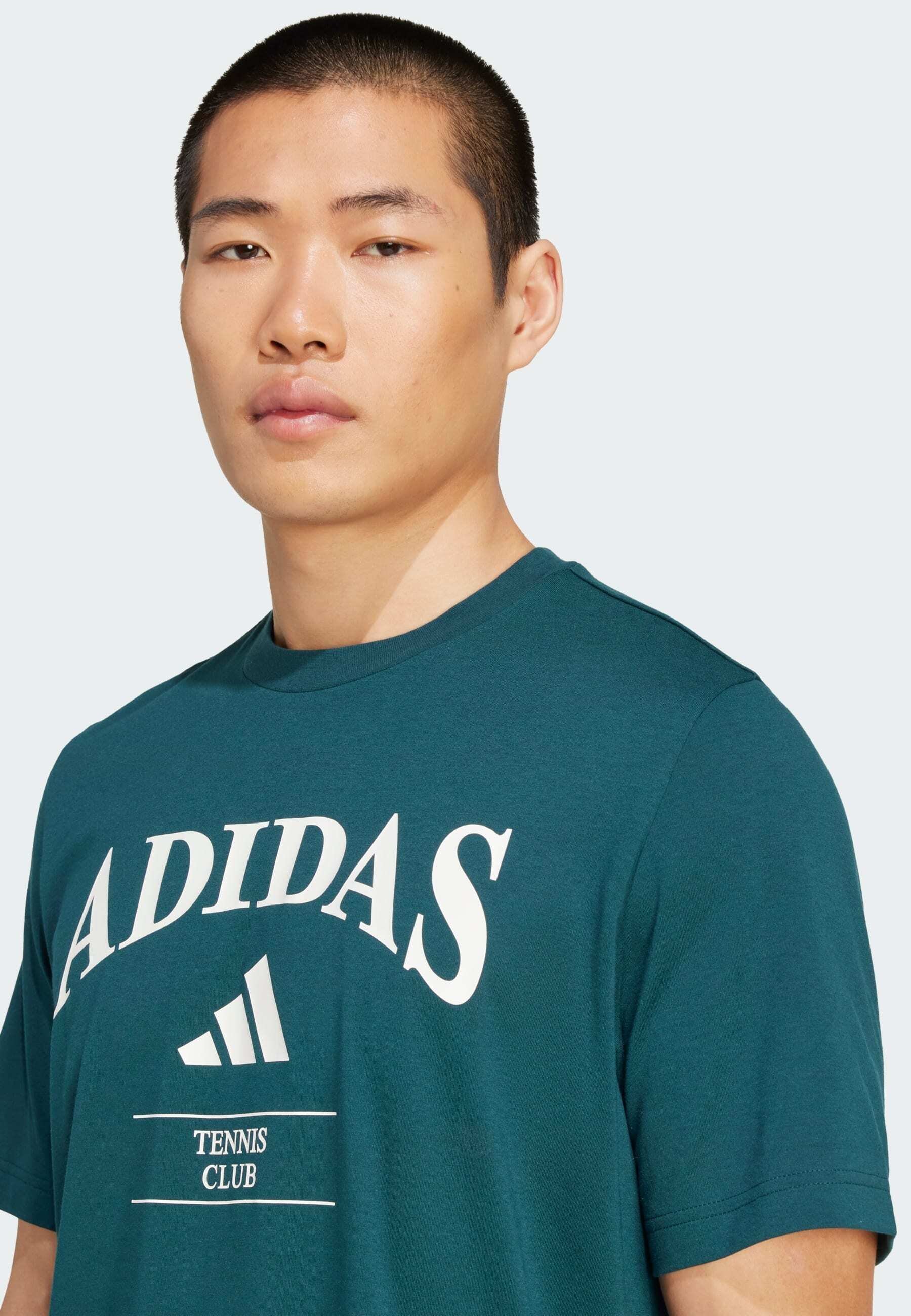 adidas Performance HERITAGE GRAPHIC TEE - Tekninen paita - aurora ivy
