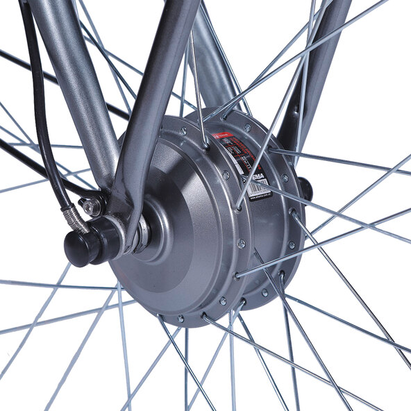 Alu-Elektro-stadsfiets, Damen, diploma