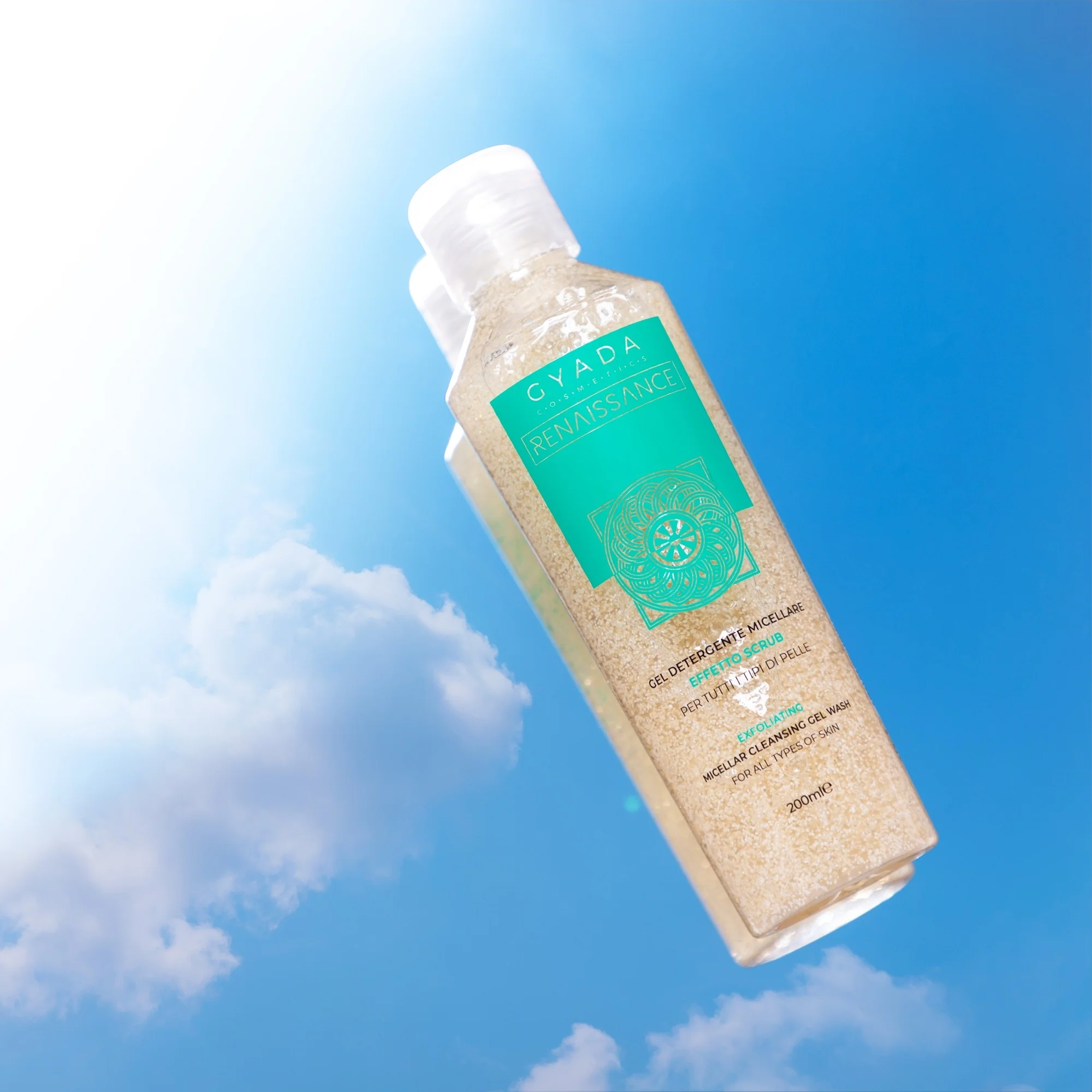 Renaissance Gel Detergente Micellare Scrub - Gel detergente viso, Esfoliante viso