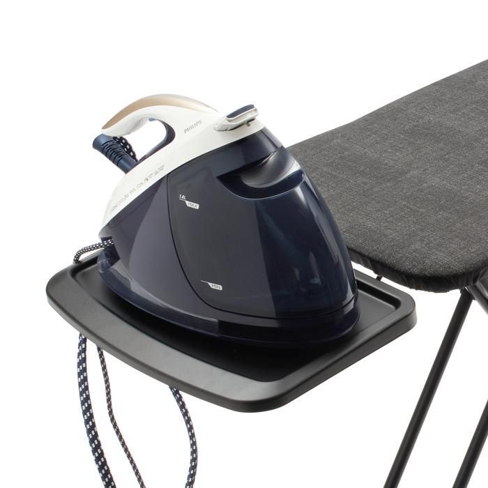 Brabantia Table à Repasser C, 124x45 cm, repose-fer générateur solide 138980 - Titan Oval
