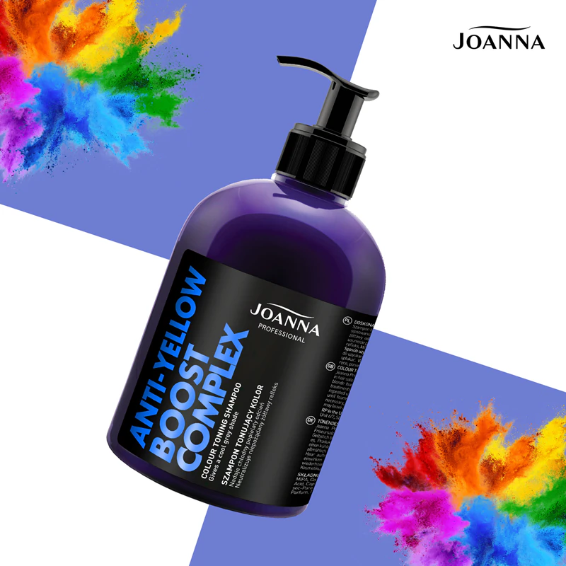 Shampoo revitalizante Joanna Professional Color Boost Complex para cabelos loiros e grisalhos