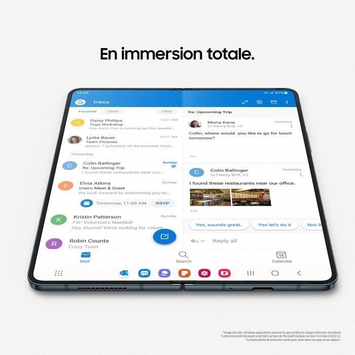 SAMSUNG Galaxy Z Fold4 256Go 5G Ivoire