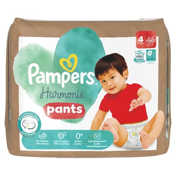 Pampers Harmonie pelene veličine 4, veličina 4 (9-15 kg), 32 komada