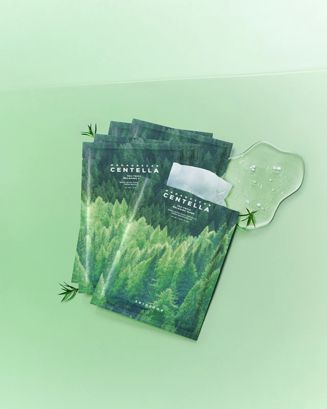 SKIN1004 Madagaskaras Centella Tea-Trica Relaxing Mask nomierinoša sejas maska