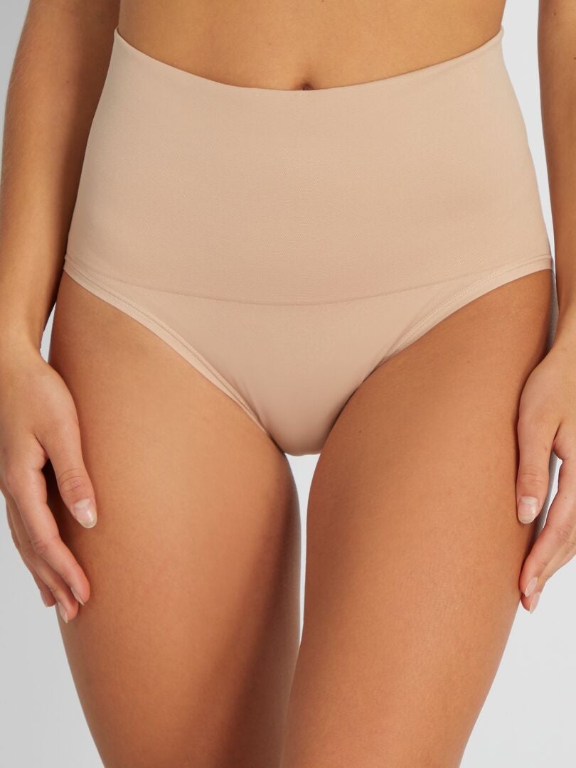 Corrigerende slip met hoge taille - ROZE