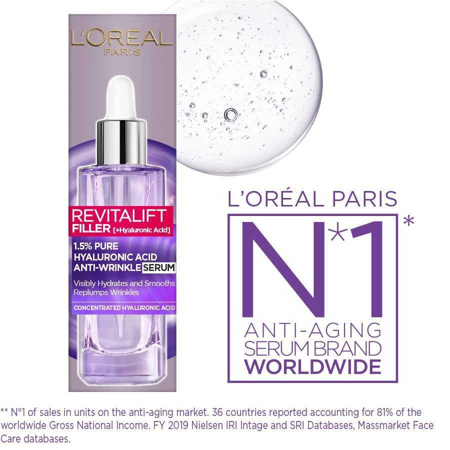 Ser Revitalift Filler cu acid hialuronic 1.5% 30 ml - L'Oréal Paris
