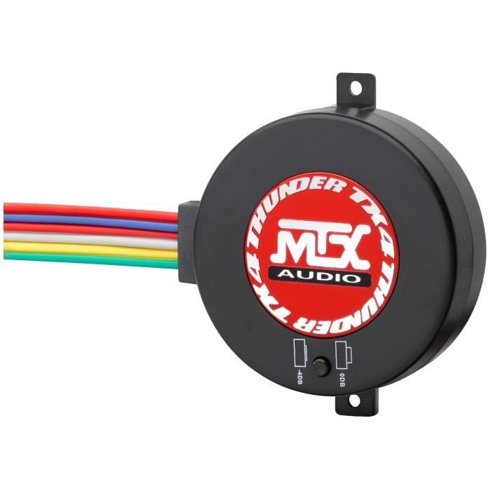 Kit de altavoces para coche MTX TX465S de 2 vías, 16,5 cm, 80 W RMS, 4 tweeters de neodimio, conos de pulpa de celulosa de 25 mm.