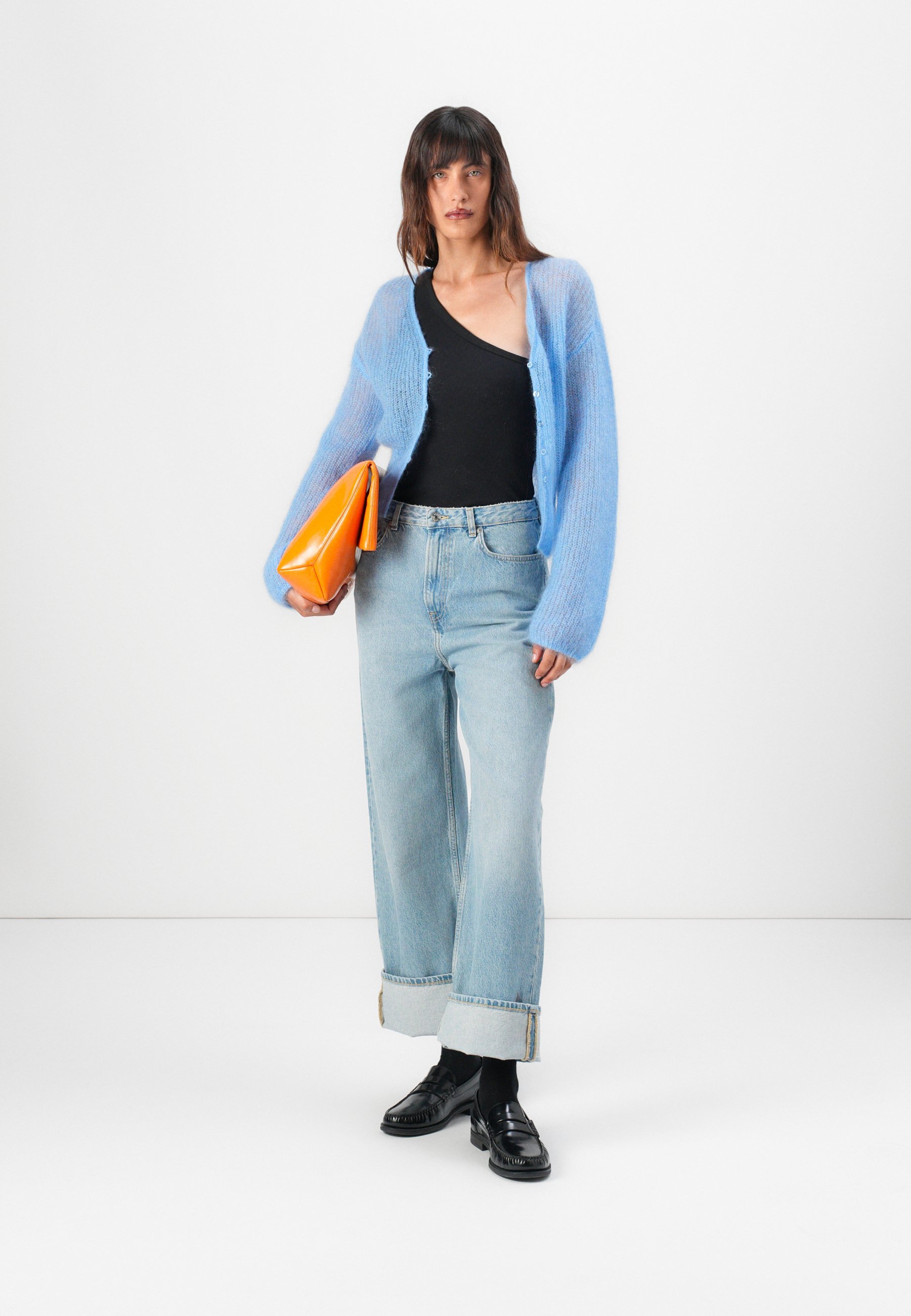 Samsøe Samsøe POPPIE CARDIGAN - Gilet - della madder blue
