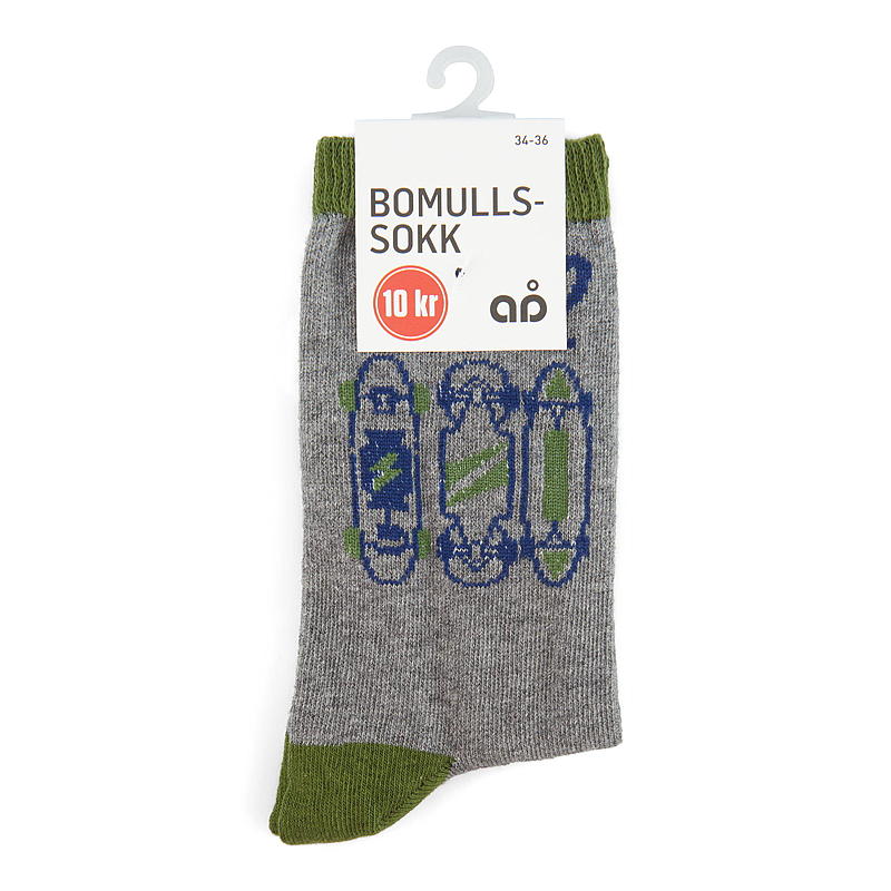 Time 2 Change bomullsstrumpor med motiv storlek 34/36