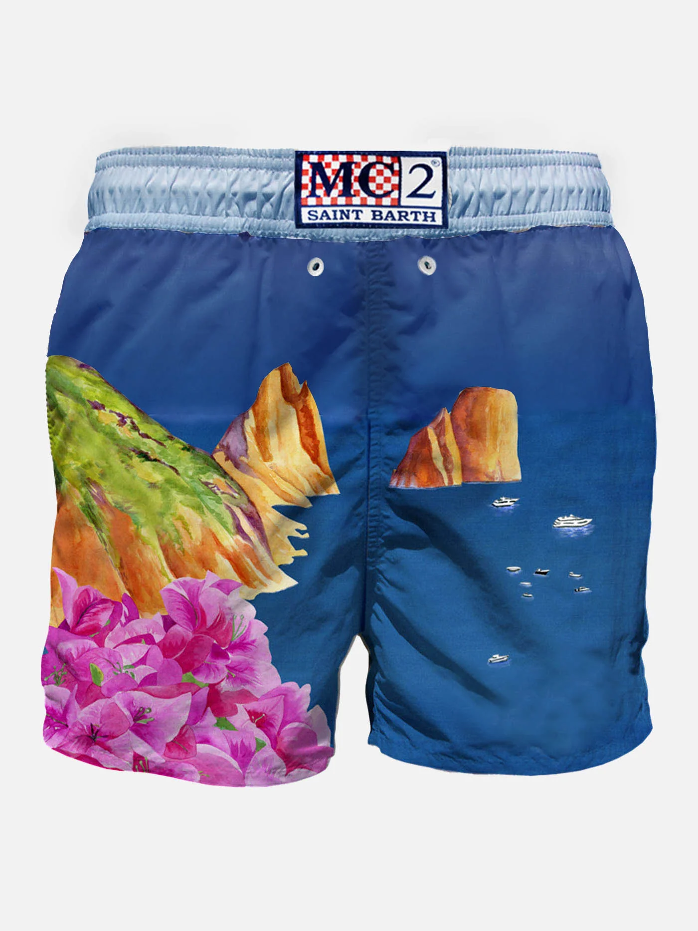 Herren-Badeanzug mit Capri-Print