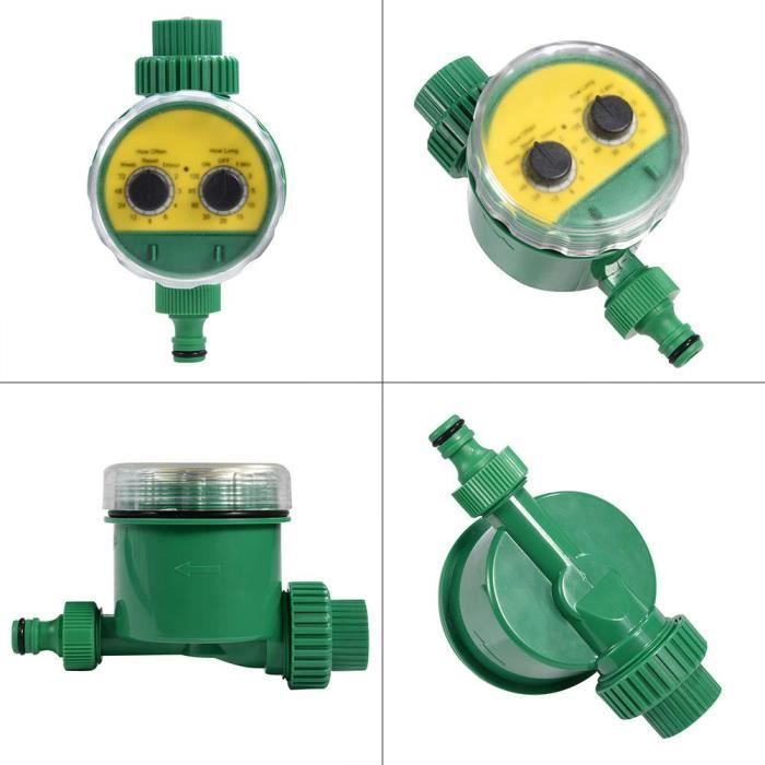 Elektronische bewateringstimer - KIMISS - Multifunctionele controller - Groen - 16 bewateringsprogramma's