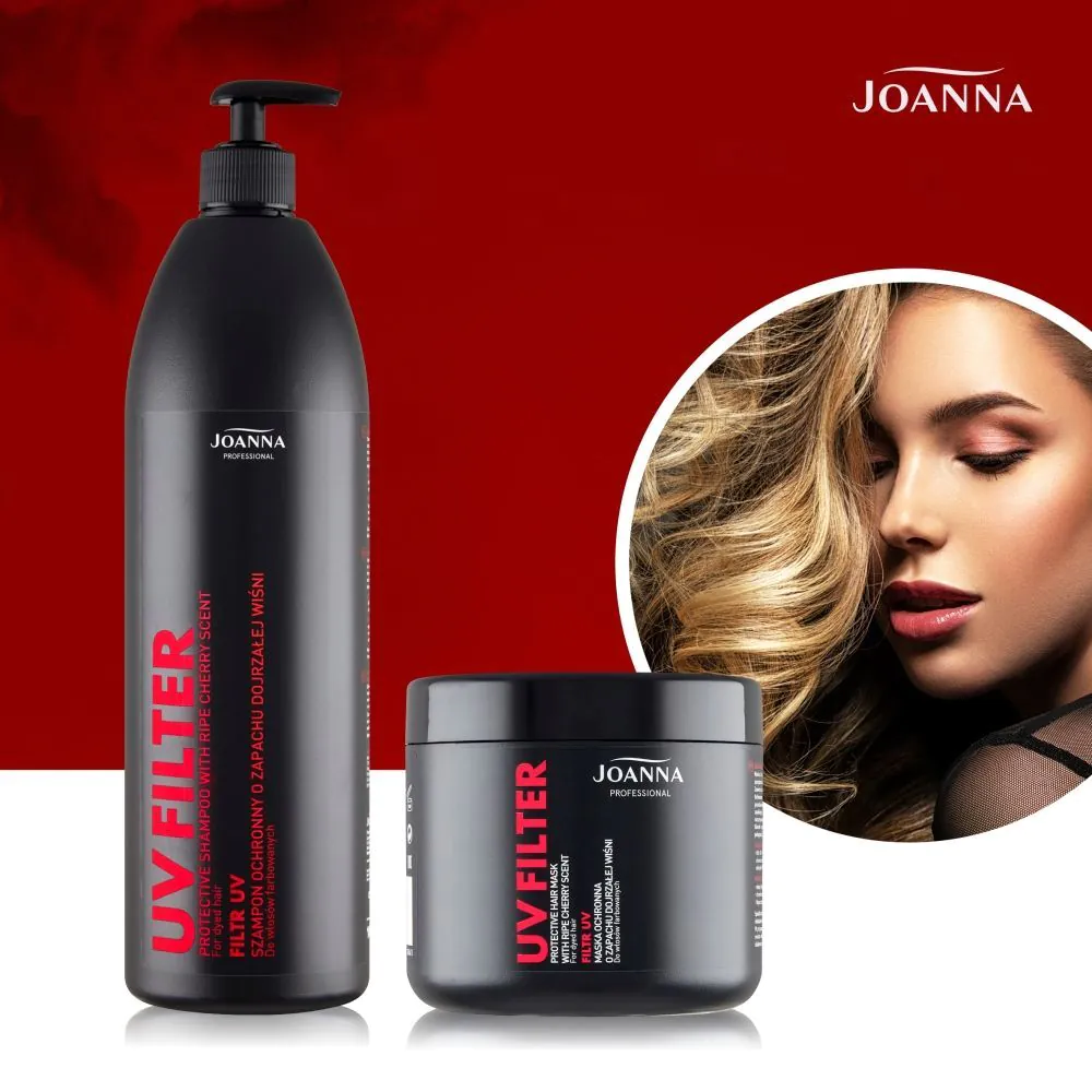 Joanna Professional Filtr Uv Szampon Ochronny o Zapachu Wiśni