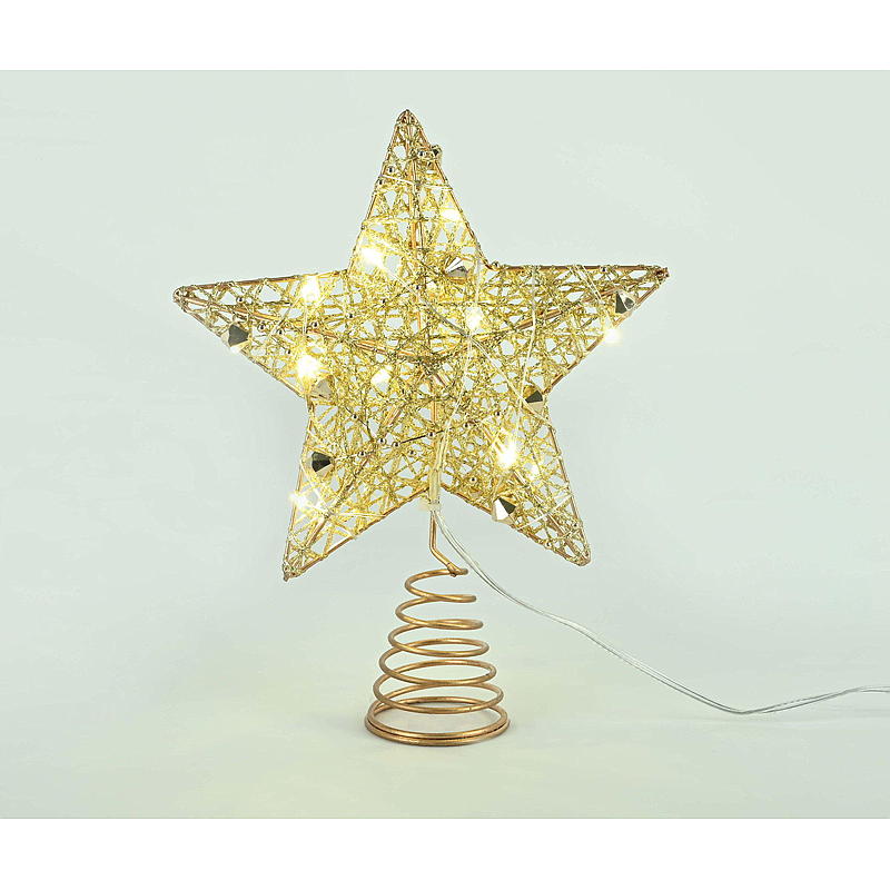 Hem Toppstjärna 15 cm, 10 LED-lampor