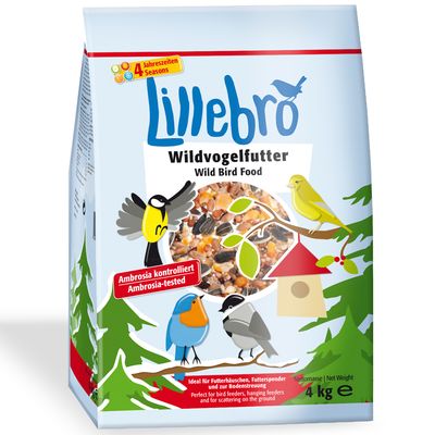 Lillebron villilintujen ruoka