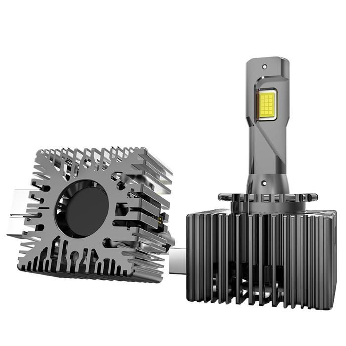2 piezas de faros LED D3S, bombillas HID Canbus para coche, 1:1 a bombilla Turbo Auto, lámpara de coche de xenón Plug and Play, 2 * faros LED